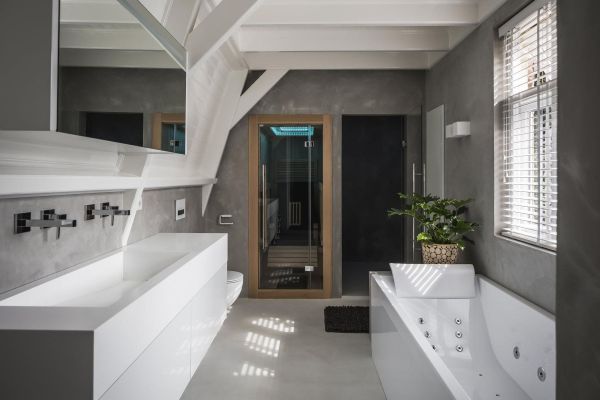 Moderne wellness badkamer